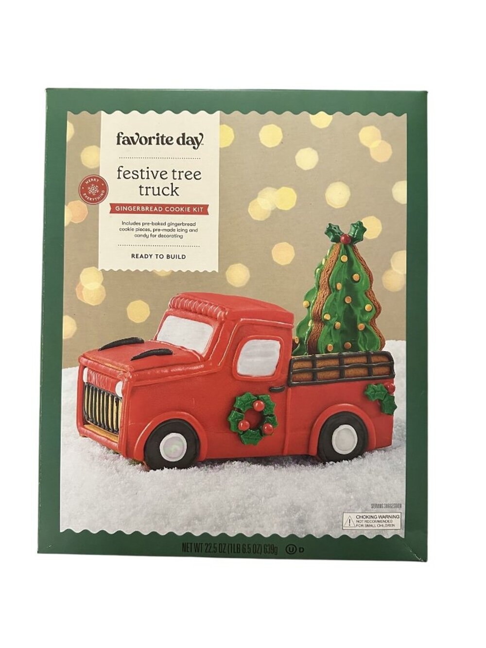 Target Favorite Day Festive Tree Truck Gingerbread Kit Ready Build Classic Ford